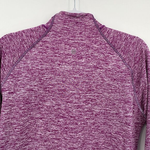 Tangerine Womens Stretch Pullover 1/4 Zip Workout Top Sparkling Purple XL NWT - Picture 8 of 12